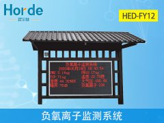 負氧離子監測系統，可監測多種環境要素